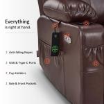 Electric Lift Recliner Chair with Massage & Heat