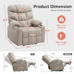 MCombo Easy Grip Power Lift Recliner Chair