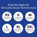 NorthShore EternaDry Adhesive Booster Pads, Large