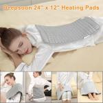Electric Heating Pad for Back and Neck Relief