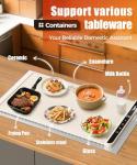 Heat-Resistant Food Warming Mat with Timer