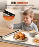 Heat-Resistant Food Warming Mat with Timer