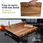 One-Handed Cutting Board with Spikes for Seniors