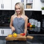 One-Handed Cutting Board with Spikes for Seniors