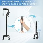 Lightweight Adjustable Cane with Easy-Grip Handle