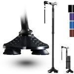 Lightweight Stabilizing Cane for Seniors with Travel Bag