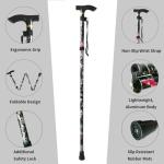 Lightweight Adjustable Folding Cane for Seniors