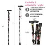 Lightweight Adjustable Folding Cane for Seniors