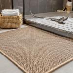 Non-Slip Lightweight Bath Mat with Rubber Backing