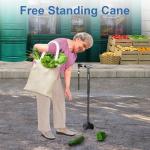 Lightweight Stabilizing Cane for Seniors with Travel Bag