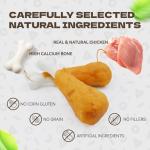 KUADELRO Chicken-Wrapped Chewy Dog Treats