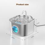Stainless Steel Cat Water Fountain for Pets