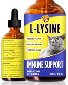 L Lysine Cat Drops for Respiratory Support