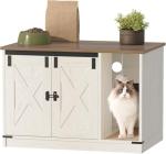 Stylish Hidden Cat Litter Box Enclosure Cabinet