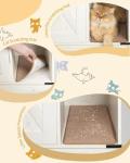 Stylish Hidden Cat Litter Box Enclosure Cabinet