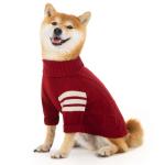 Cozy Red Turtleneck Sweater for Dogs
