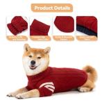 Cozy Red Turtleneck Sweater for Dogs