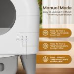 Fumoi Self-Cleaning Cat Litter Box with App