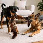 Jalousie 5-Pack Squeaky Plush Dog Toys