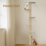5-Tier Wall-Mounted Cat Tree Tower