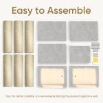 5-Tier Wall-Mounted Cat Tree Tower