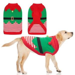 Kooltail Christmas Dog Sweater - Santa Fleece Pullover
