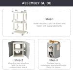 Cozy 2-Story Cat House with Scratch Pad