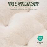 Washable Round Plush Cat Bed for Indoor Cats