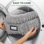 Washable Round Plush Cat Bed for Indoor Cats