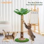 Woochpet 35'' Cat Scratching Post with Toys