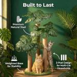 LEMONDA 31.5" Cat Scratching Post with Balls