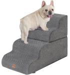 Made4Pets 4-Step Dog Stairs Ramp - Grey