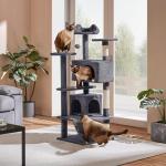 Multi-Level Cat Tree with Cozy Caves and Scratching Posts