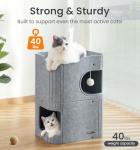 Cozy 2-Storey Cat House for Indoor Relaxation