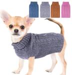 Cozy Knitted Turtleneck Sweater for Small Dogs