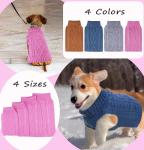 Cozy Knitted Turtleneck Sweater for Small Dogs