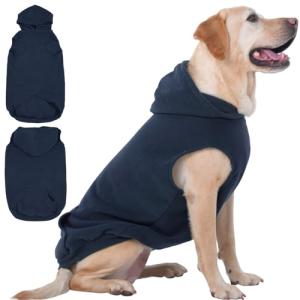 XXL Fleece Dog Hoodie for Large Breeds