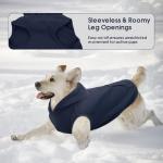 XXL Fleece Dog Hoodie for Large Breeds