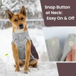 Cozy Fleece Dog Sweater with Leash Hole