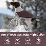 Cozy Fleece Dog Sweater with Leash Hole
