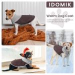Cozy Fleece Dog Sweater with Leash Hole
