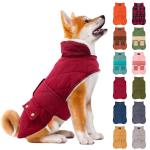 Warm Waterproof Dog Coat with Fleece Lining