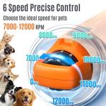 Casfuy 6-Speed Dog Nail Grinder with LED Lights