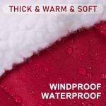 Warm Waterproof Dog Coat with Fleece Lining