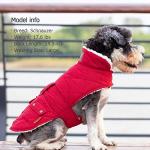 Warm Waterproof Dog Coat with Fleece Lining