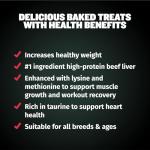 High Protein Beef Dog Treats for All Breeds