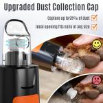 Casfuy 6-Speed Dog Nail Grinder with LED Lights