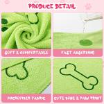 22 Pcs Colorful Microfiber Dog Bath Towels