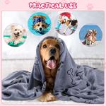 22 Pcs Colorful Microfiber Dog Bath Towels