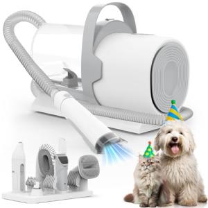 Pet Grooming Vacuum with Grooming Tools Kit